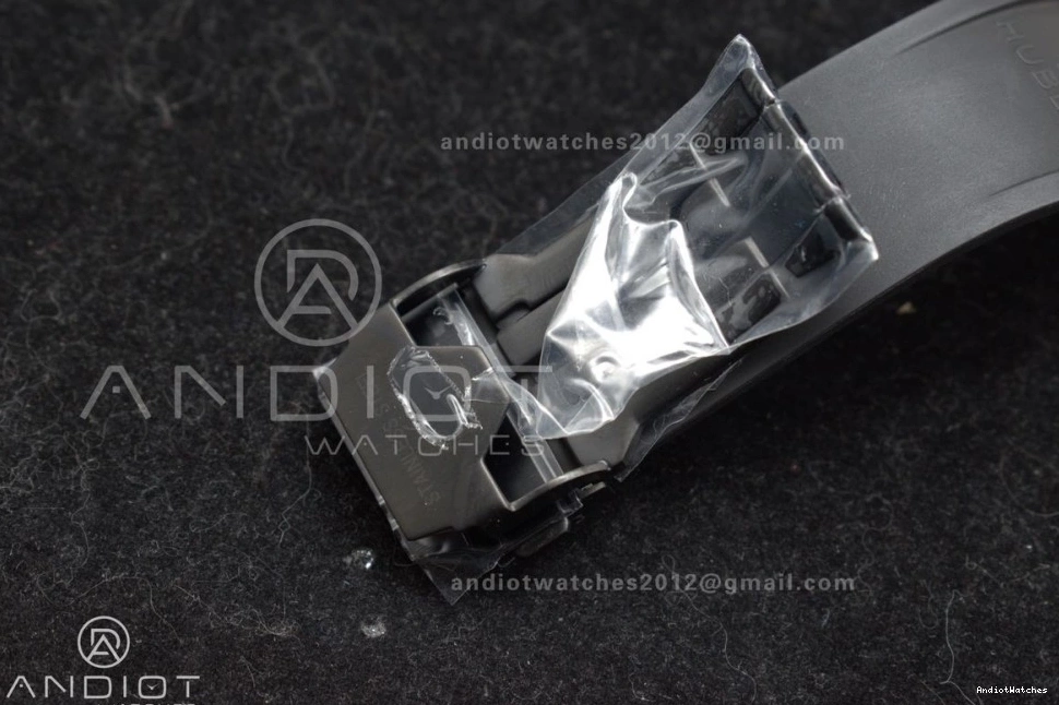 Edition 42mm Strap 1116 Square Bang Bezel RG 1:1 Rubber Black Best Dial A Skeleton on Unico Affordable Ceramic BBF 1022